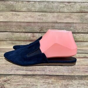 Jenni Kayne Blue Suede Mules